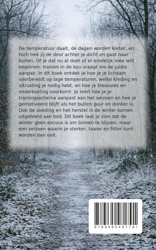 Achterkant van Buiten Trainen in de Winter