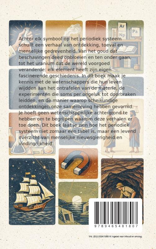 Achterkant van Het Periodiek Systeem in Verhalen