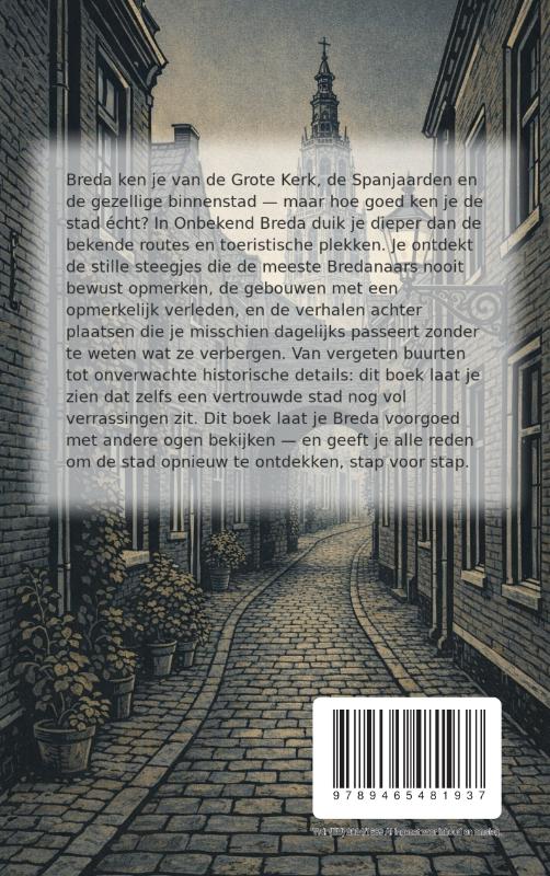 Achterkant van Onbekend Breda