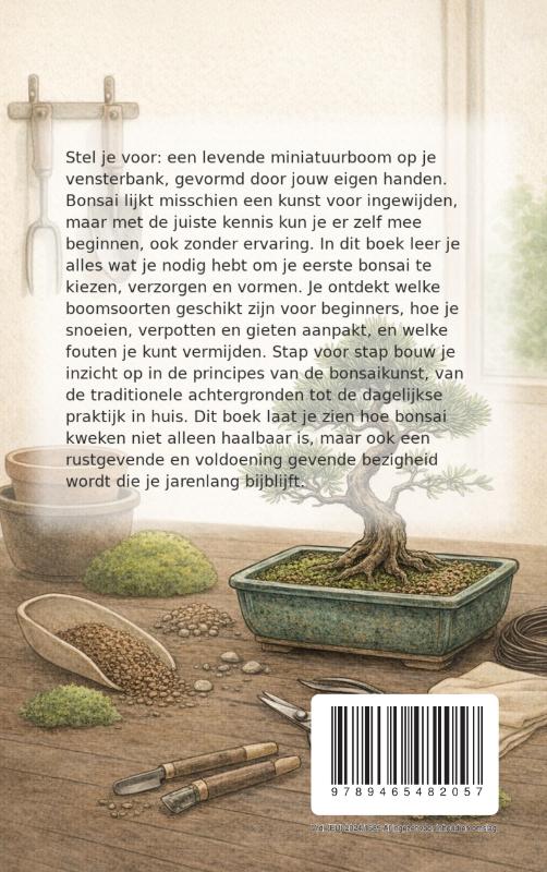 Achterkant van Beginnen Met Bonsai