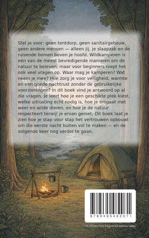 Achterkant van Beginnen Met Wildkamperen