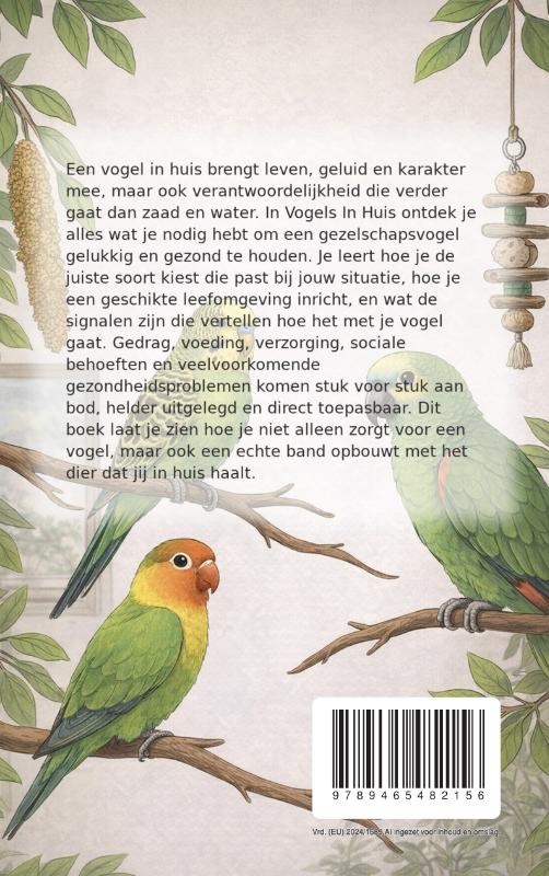 Achterkant van Vogels In Huis