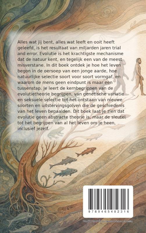 Achterkant van Alles over Evolutie