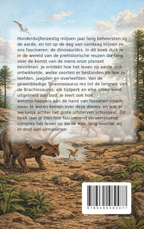 Achterkant van Alles over Dinosauriërs