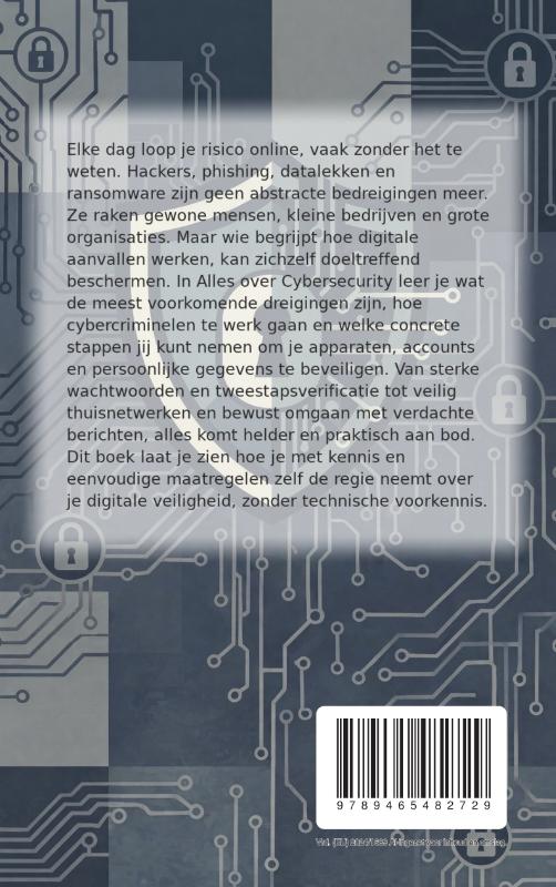 Achterkant van Alles over Cybersecurity