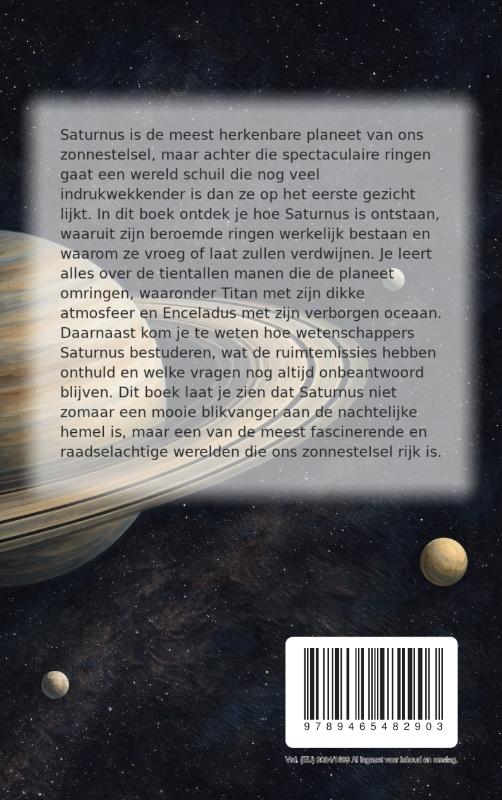 Achterkant van Alles over Saturnus