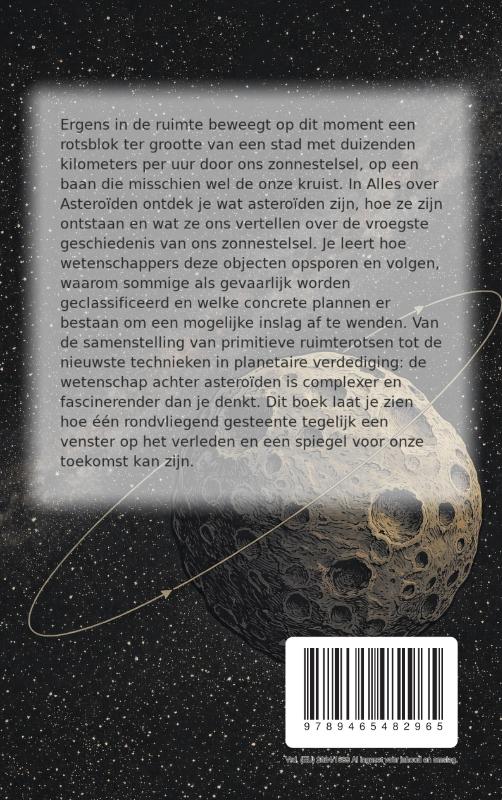 Achterkant van Alles over Asteroïden
