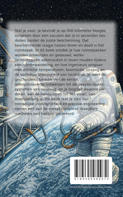 Achterkant van Alles over Ruimtepakken