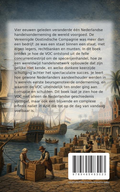 Achterkant van Alles over de VOC