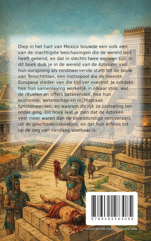 Achterkant van Alles over de Azteken