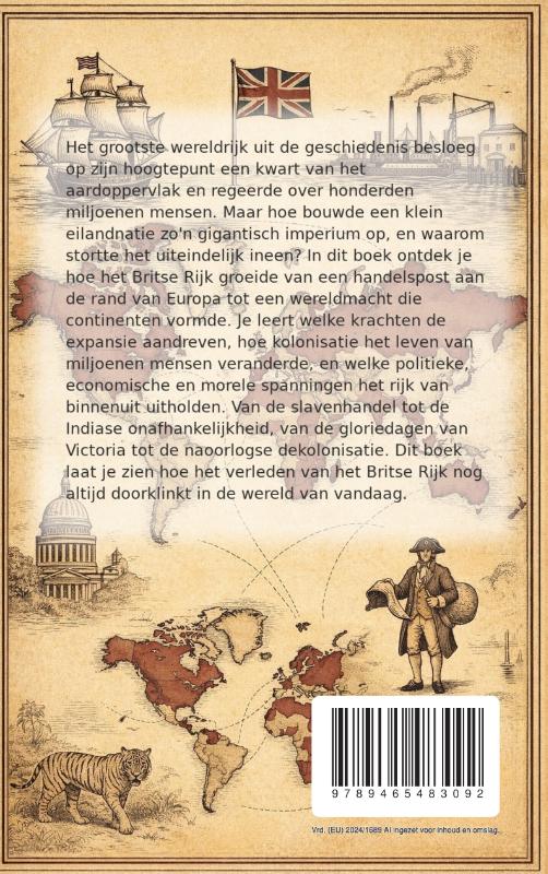 Achterkant van Alles over het Britse Rijk