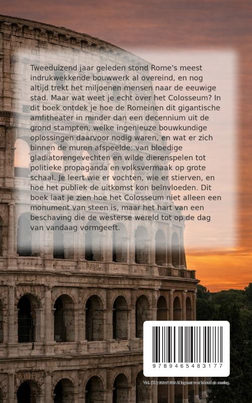 Achterkant van Alles over het Colosseum