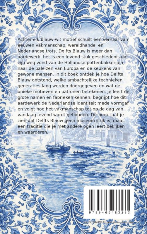 Achterkant van Alles over Delfts Blauw