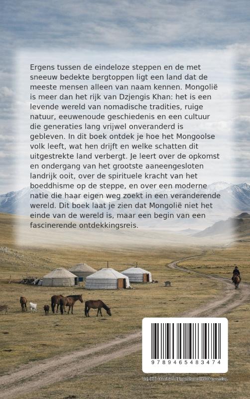 Achterkant van Alles over Mongolië