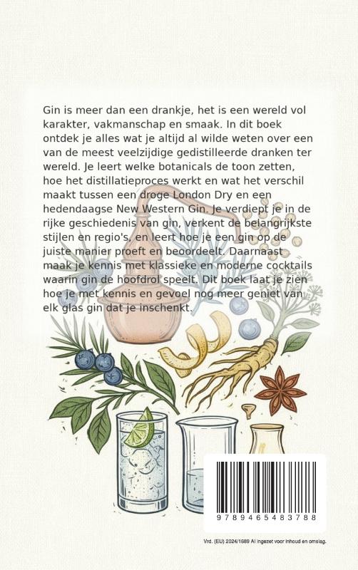 Achterkant van Alles over Gin