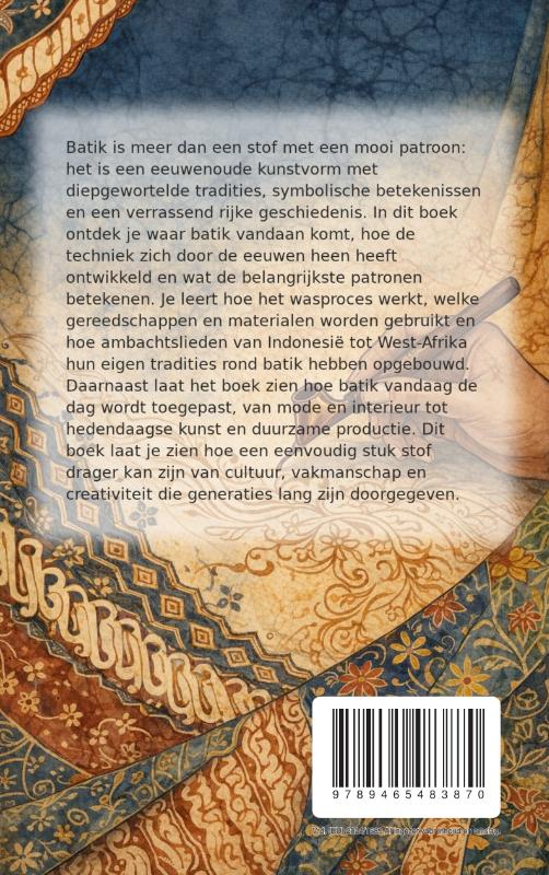 Achterkant van Alles over Batik