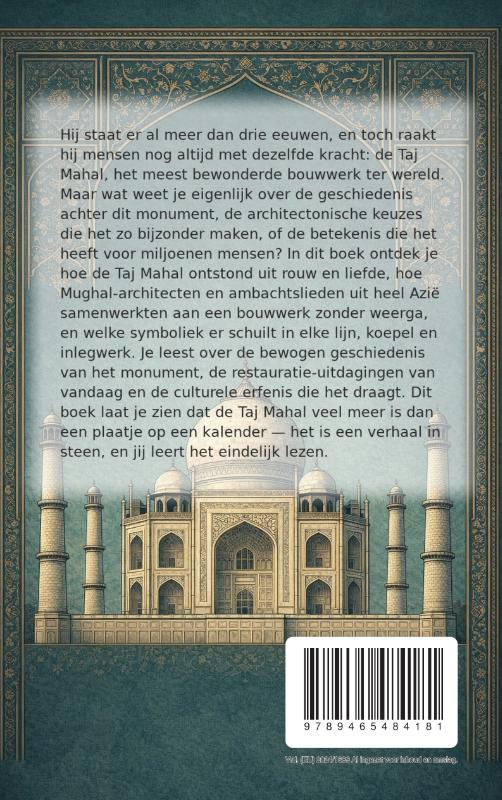 Achterkant van Alles over de Taj Mahal