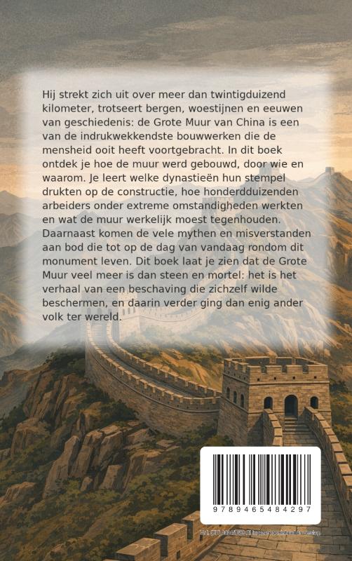 Achterkant van Alles over de Grote Muur van China