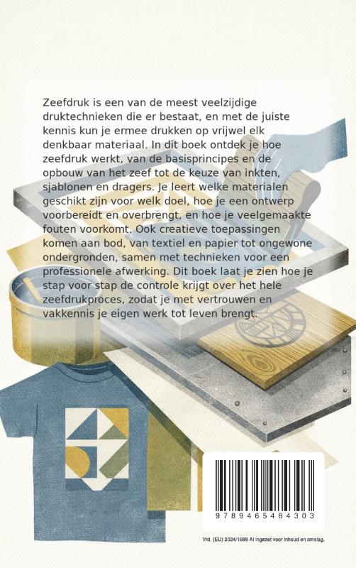 Achterkant van Alles over Zeefdruk