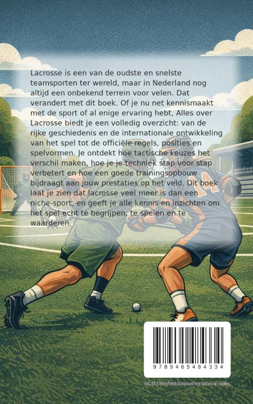 Achterkant van Alles over Lacrosse