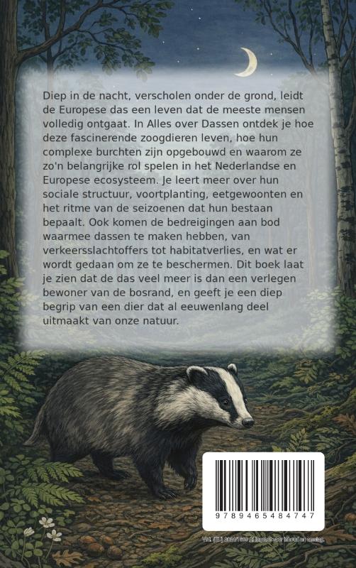 Achterkant van Alles over Dassen