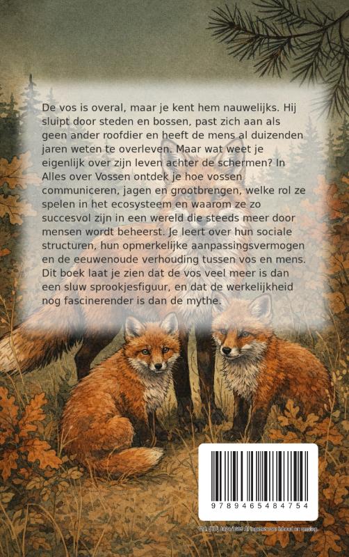 Achterkant van Alles over Vossen