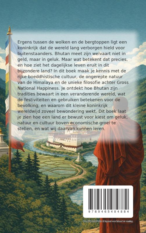 Achterkant van Alles over Bhutan