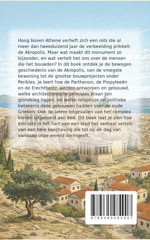 Achterkant van Alles over de Akropolis
