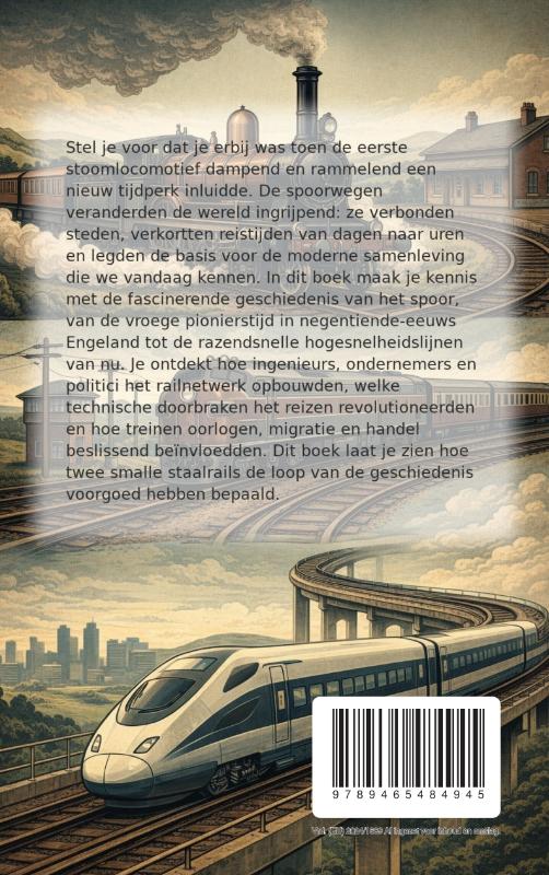 Achterkant van Alles over Spoorweggeschiedenis