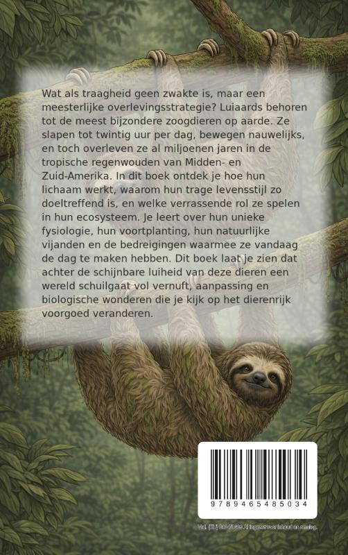 Achterkant van Alles over Luiaards