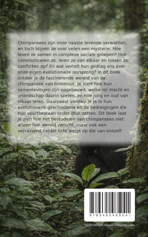 Achterkant van Alles over Chimpansees