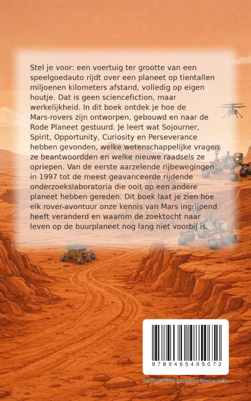 Achterkant van Alles over de Mars-rovers