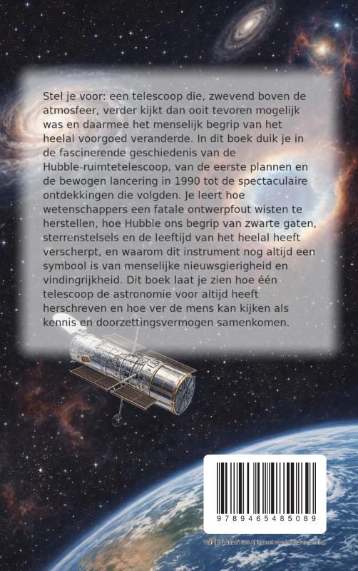 Achterkant van Alles over het Hubble-telescoop