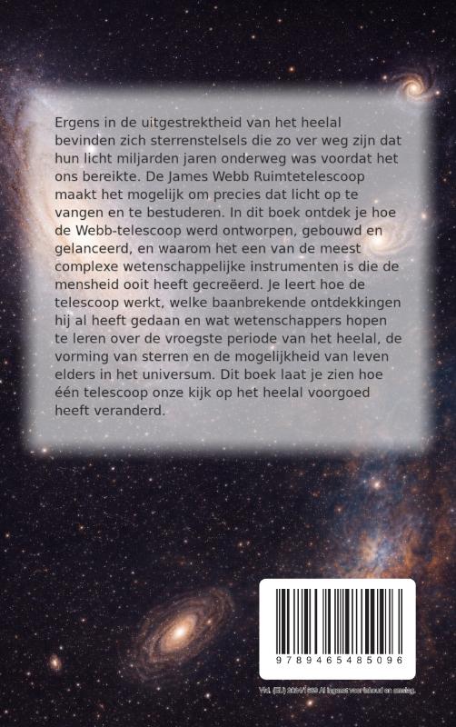 Achterkant van Alles over de James Webb Telescoop