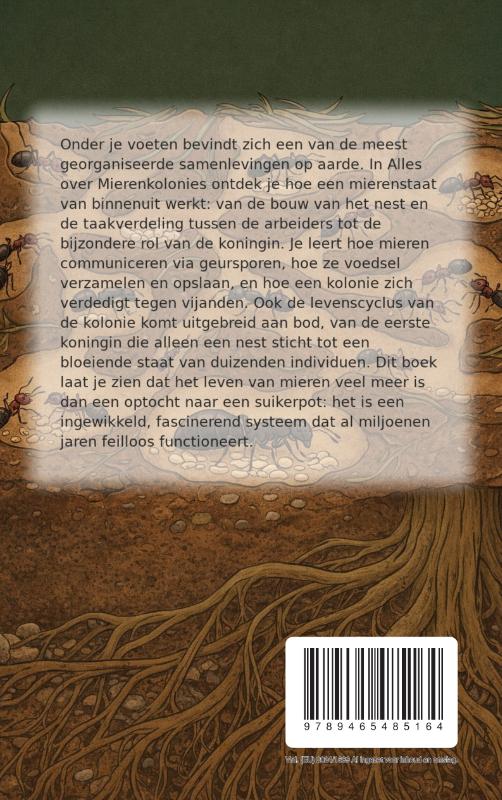 Achterkant van Alles over Mierenkolonies