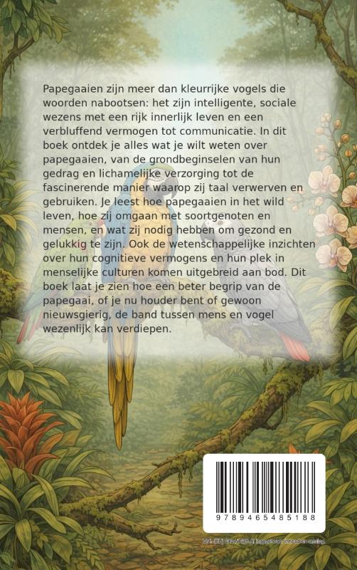 Achterkant van Alles over Papegaaien
