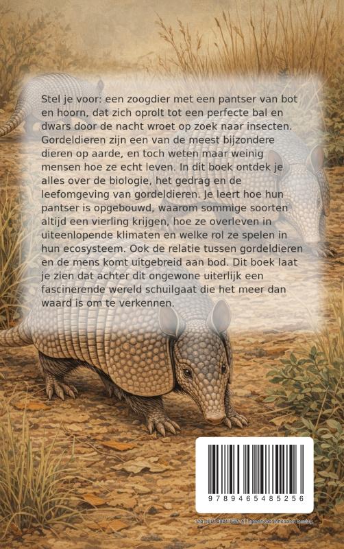 Achterkant van Alles over Gordeldieren