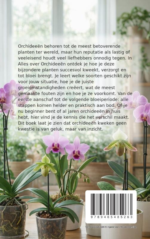 Achterkant van Alles over Orchideeën