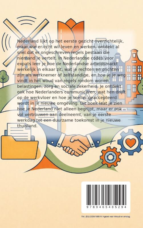 Achterkant van Nederlandse codes voor expats