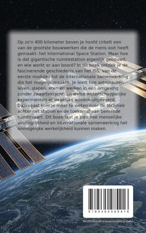 Achterkant van Alles over de International Space Station
