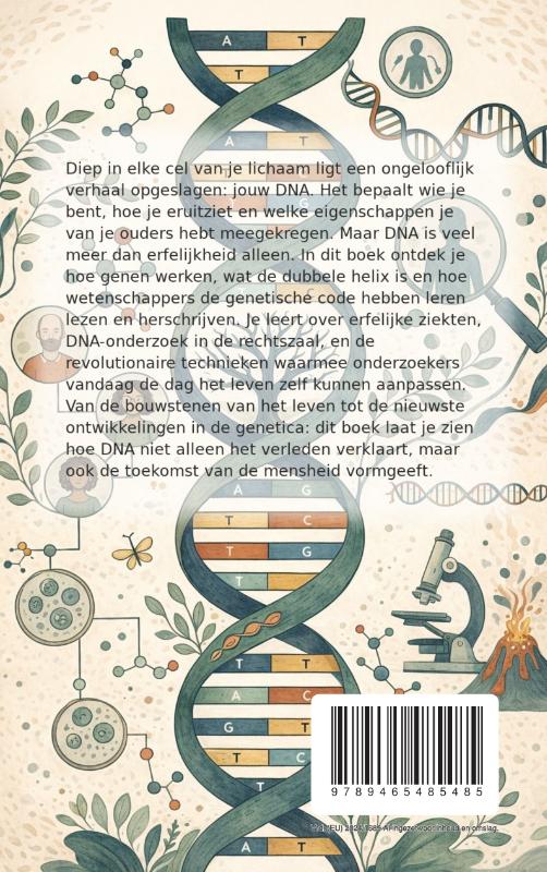 Achterkant van Alles over DNA