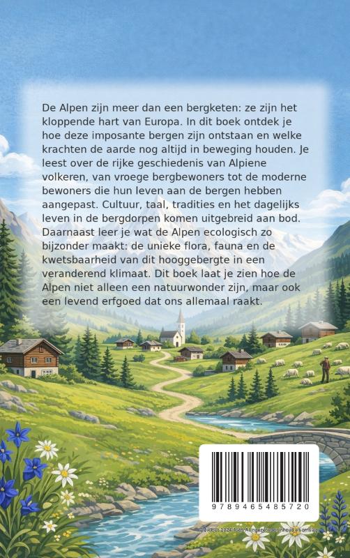 Achterkant van Alles over de Alpen
