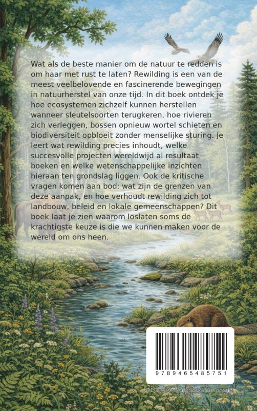 Achterkant van Alles over Rewilding