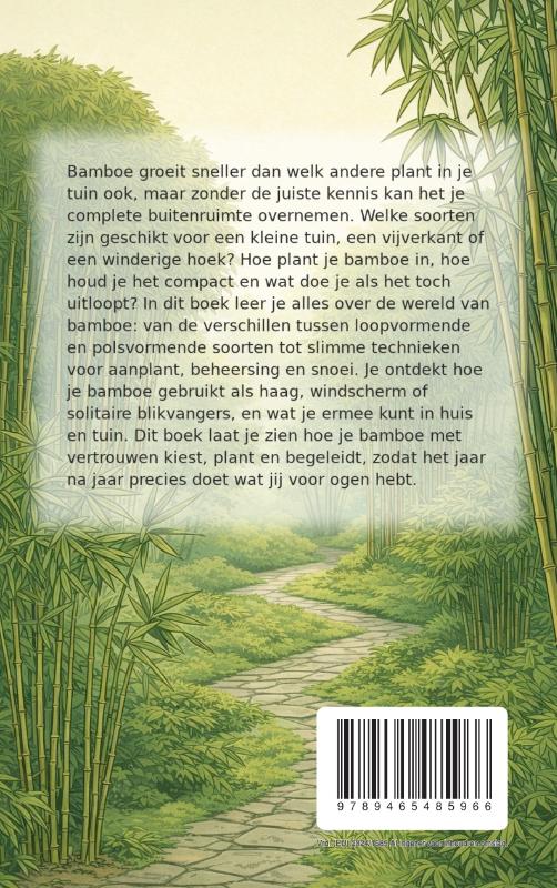 Achterkant van Alles over Bamboe in de Tuin