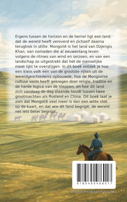 Achterkant van Alles over Mongolie