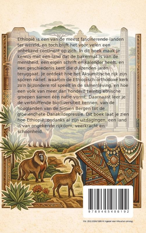 Achterkant van Alles over Ethiopie