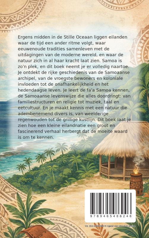 Achterkant van Alles over Samoa
