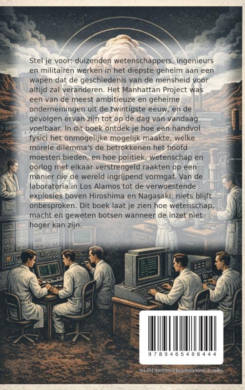 Achterkant van Alles over het Manhattan-project