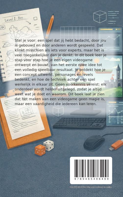 Achterkant van Je eigen Videogame Maken