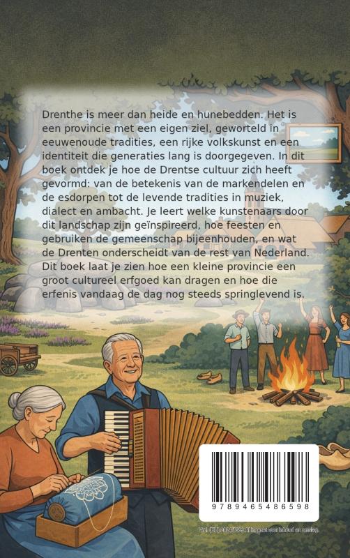 Achterkant van Alles over de Drentse Cultuur